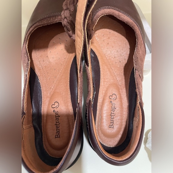 BareTraps Brown Dress Shoes with Braided Strap - Picture 5 of 9